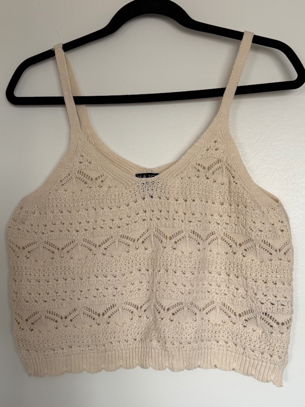 Knitted crop top! Size XL